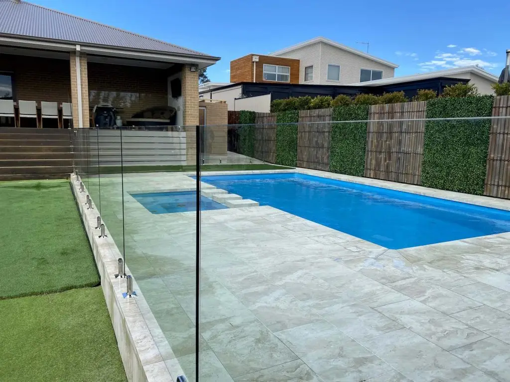 frameless glass pool fence melbourne